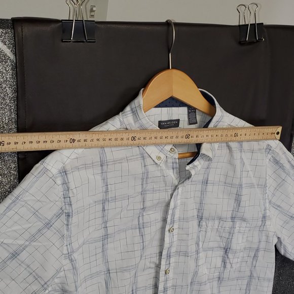 SLIM FIT VAN HEUSEN SHIRT Large 16 - 16 1/2 - Picture 4 of 4